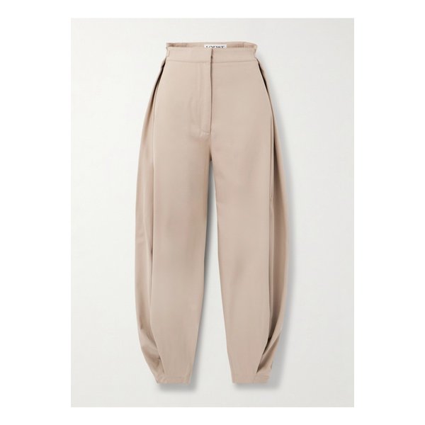 코쿤 와이드 코튼 실크 혼방 트윌 팬츠 베이지 46376663162915149