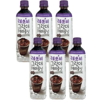  레쓰비 그란데 헤이즐넛 라떼 500mlx6개