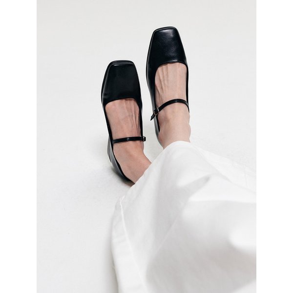 케이트 메리제인 플랫슈즈_블랙 / KATE MARYJANE FLAT SHOES_BLACK