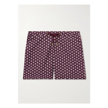 올레바브라운 불독 스트레이트 미드 렝스 프린트 리사이클 스윔 쇼츠 퍼플 1647597359829683