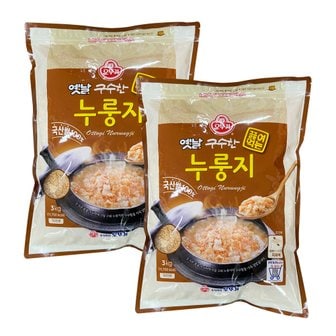 오뚜기 옛날 구수한끓여먹는누룽지 (국산) 3kg 2개