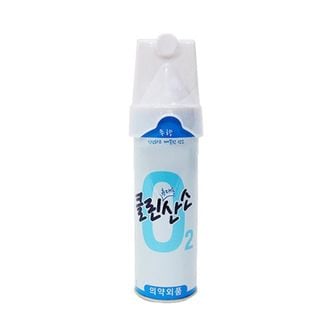 오너클랜 일진약품 휴대용 산소캔 클린산소 648ml