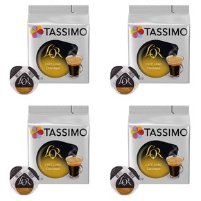 타시모 로르 카페 롱 클래시크 파드 캡슐 커피 Tassimo LOR Cafe Long Classique 16개입 4개