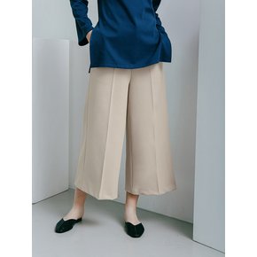 Wide Silhouette Slacks [Cream]