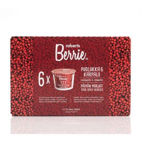 링곤베리 앤 크랜베리 100ml 6개 음료 주스
