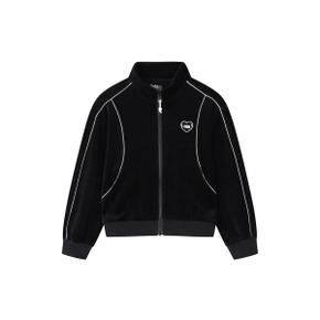 키즈 여아 벨로아 집업 BLACK K264TJ610P
