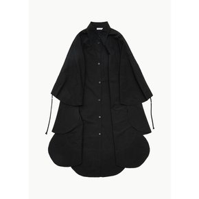 니콜로 파스쿠알레티 24SS VENTO SHIRTDRESS IN BLACK