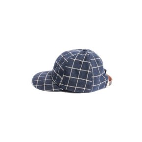 MODERN CHECK BALL CAP - NAVY