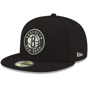 [해외] 1020859 뉴에라 모자 NBA 브루클린 네츠 Official Team Color 59FIFTY Fitted Hat Black