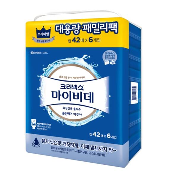 마이비데클린케어아쿠아 42매*6입