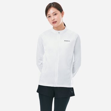 배럴 우먼 에센셜 릴렉스핏 집업 래쉬가드 화이트 (B5SWWZR001WHT)