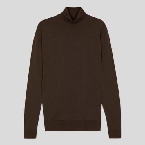 존스메들리 스웨터 CHERWELL PULLOVER ROLL NECK LS TRUFFLE