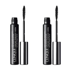 Clinique 크리니크 래시 파우더 마스카라 롱 웨어링 포뮬라 8.5ml 01 Black Onyx 2개