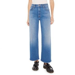 4087577 MOTHER The Dodger High Waist Wide Leg Ankle Jeans