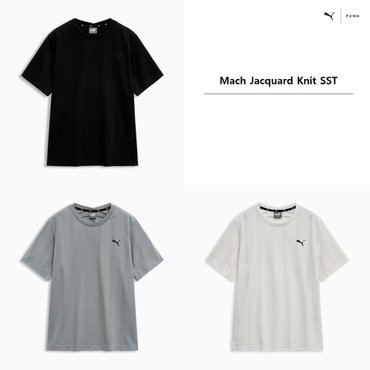 푸마 마하 자카드 니트 티셔츠 남여공용 940652 - 01 02 03 Mach Jacquard Knit SST