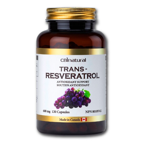 (5+1)캐나다 트랜스 레스베라트롤 600mg 120야채캡슐