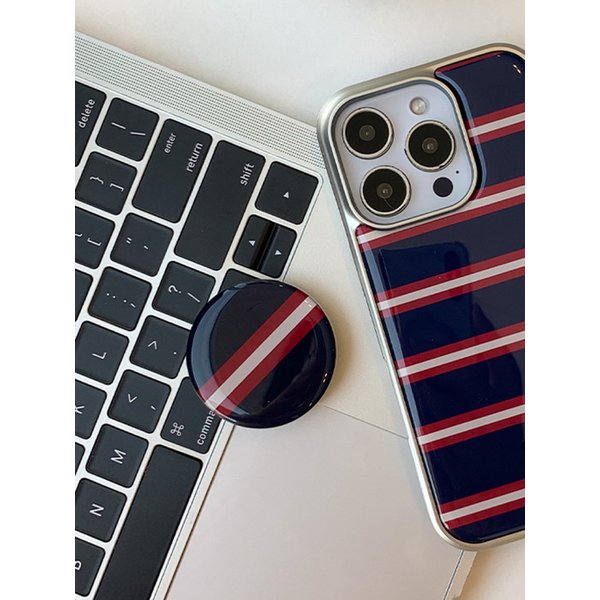 Stripe Red iphone galaxy Epoxy SmartTok [+magsafe]