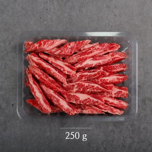 [냉동/암소]한우 1등급 (갈비살250g+차돌박이250g)