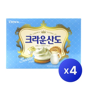 크라운 산도밀크 323g (16개입)x6개