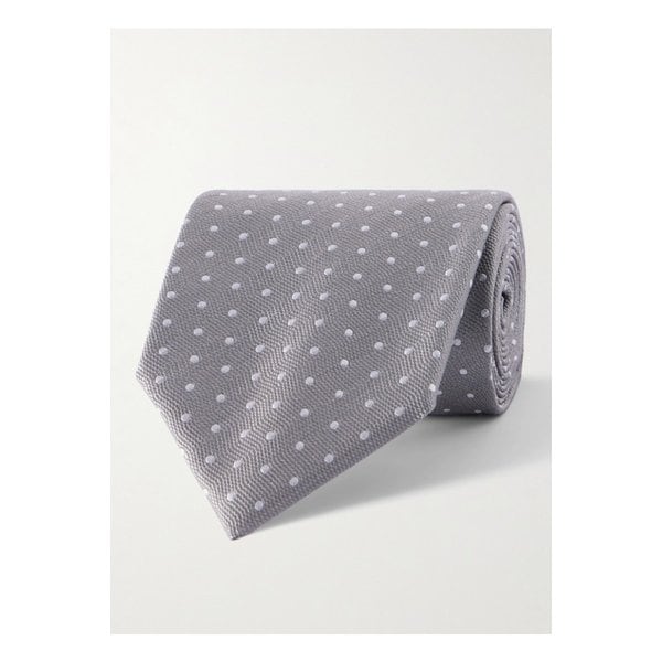8cm 폴카 도트 실크 넥타이 46376663162880928