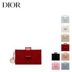 디올 Lady Dior Jasmine 카드 홀더 지갑 월렛