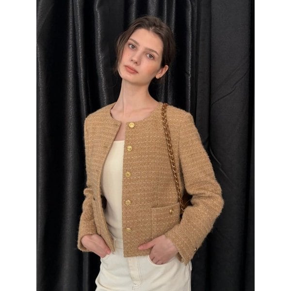 Cecile tweed jacket (buttons & fabric from Italy)