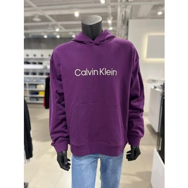 Calvin Klein Jeans [시흥점] 남성 릴렉스핏 스탠다드 로고 후디 티셔츠(40HM231-6QI)