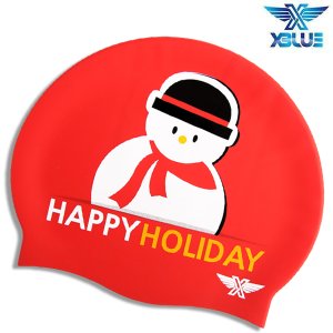 엑스블루 XBL-8236 HAPPY HOLIDAY 엑스블루 실리콘 수모 수영모