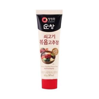  청정원 순창 쇠고기볶음고추장 60g X 10개  / 여행용 휴대용 간편개별포장