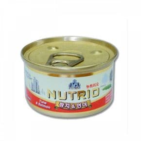 TBZ 뉴트리오 고양이 캔 참치 연어 80g