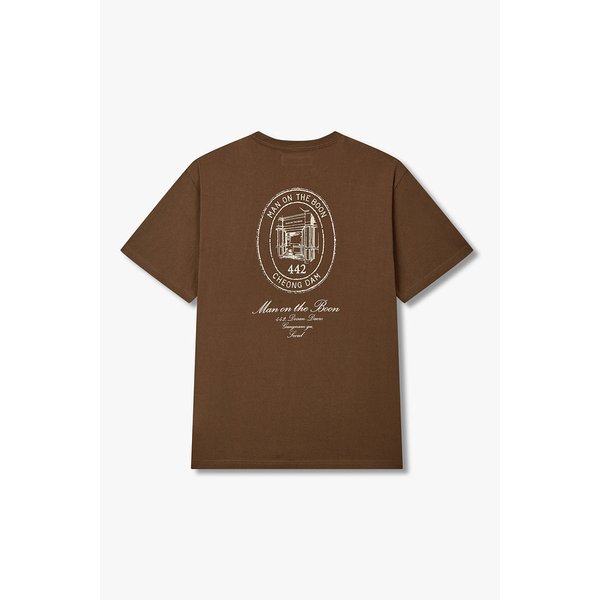 백 프린트 숏 슬리브 티셔츠 4716160101000