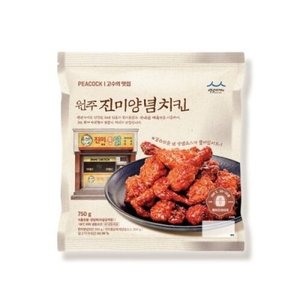 텐바이텐 피코크 닭가공품 원주진미 양념치킨 750g X 3개