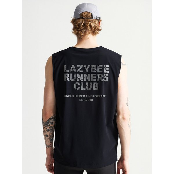 쿨링브리즈 여성 남자 러닝 나시 오버핏 슬리브리스 블랙2