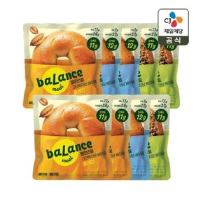 밸런스밀 고단백저당 플레인 베이글 80g x3개+치즈 80g x3개+에브리띵 80g x3개