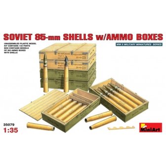  BE35079 1/35 Soviet 85mm Shells w/ Ammo Boxes