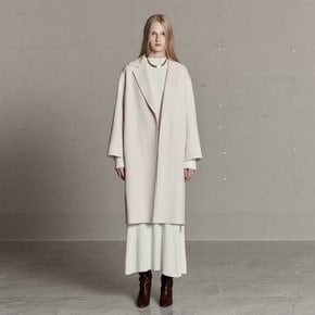 NU MANET Cashmere Blended Handmade Coat_Elegance Ivory