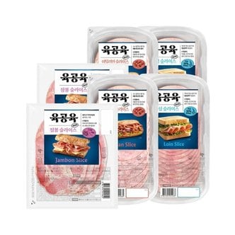  육공육 슬라이스 햄 x6개 (잠봉+이탈리안+등심)