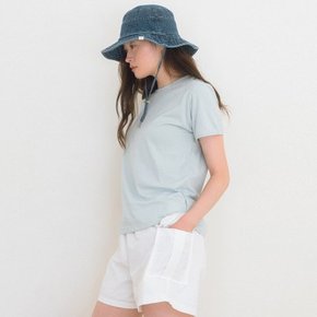 Basic Cotton T-shirt - Sky blue
