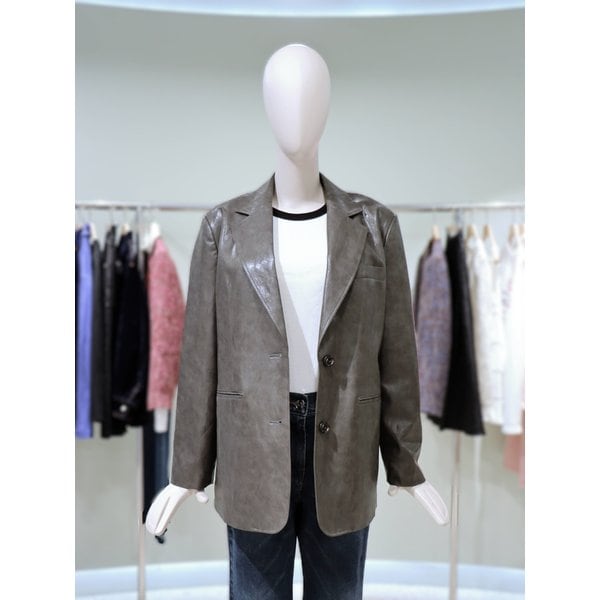 [파주점] 빈티지 스타일 레더 자켓 L261PSG651