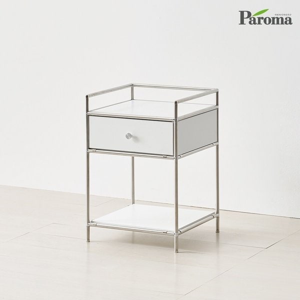 비쥬 모듈 높은 선반 수납장 미니 협탁 400