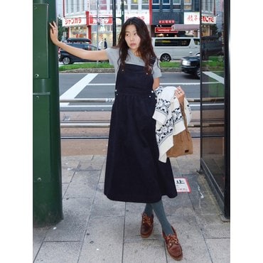 보카바카 [딘디 PICK] Corduroy Overall Dress VC2499OP906M