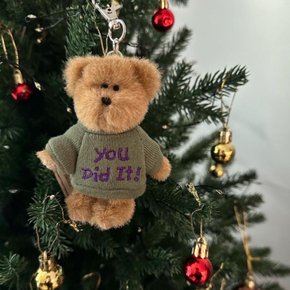 보이즈베어 쪼꼬미 메세지 곰 인형 키링 [You did it!] bear keyring