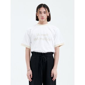 STANDARD FIT COLOR LIP T WHITE