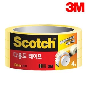 아이정 3M 다용도테이프 508 지관-76mm(12mmx20m) 4롤