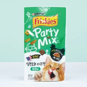 고양이 파티믹스 피크닉 60g 1P 치석관리 스낵 간식 (WD79233)