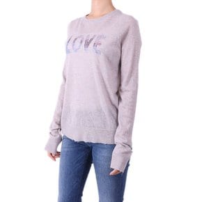 쟈딕앤볼테르 미스 러브 캐쉬미어 스웨터 WGMZ1107F 핑크 Zadig & Voltaire Miss Love Cashmere Sweater