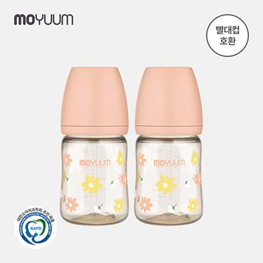 모윰 PPSU 올인원 젖병 170ml 2팩 - 데이지 에디션