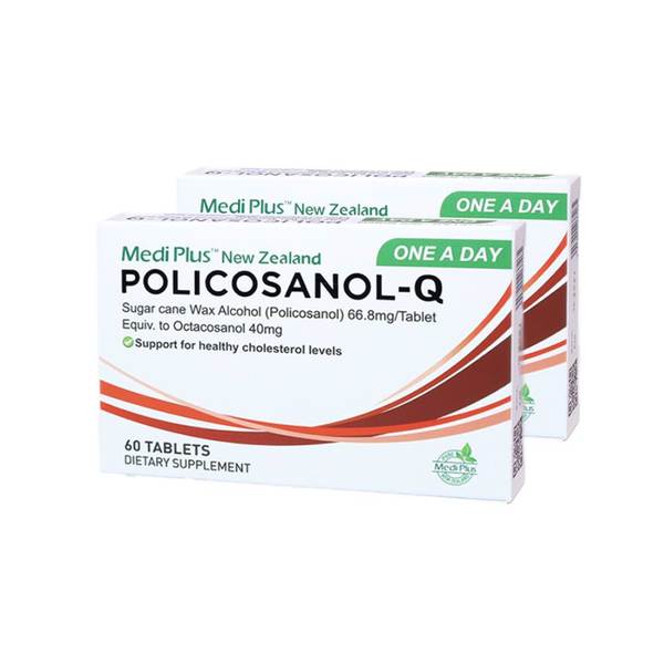 메디플러스 폴리코사놀 Policosanol-Q 66.8mg 60정 x2