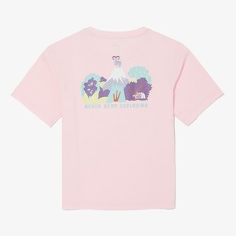 노스페이스키즈 NT7UQ09V 키즈 와일드 익스플로어 숏 슬리브 라운드티 KS WILD EXPLORE S/S R/TEE