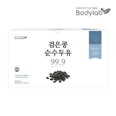 홀라이프 [Bodylab] 바디랩 검은콩 국산콩 순수두유 99.9 20팩 x1박스